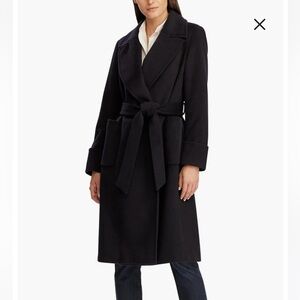 Lauren Ralph Lauren Wool Cashmere Blend Wrap Coat